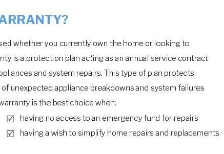 home warranty allegany